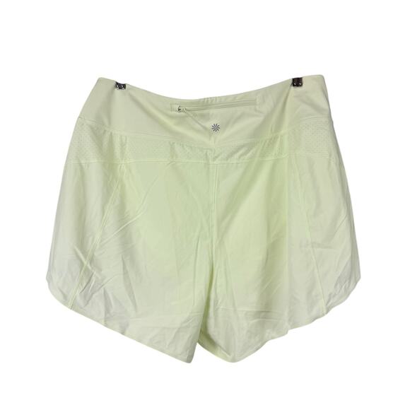 Athleta NWT Run With It 4.5" Shorts Size 1X Running Shorts Tequila Green Stretch - Picture 5 of 13